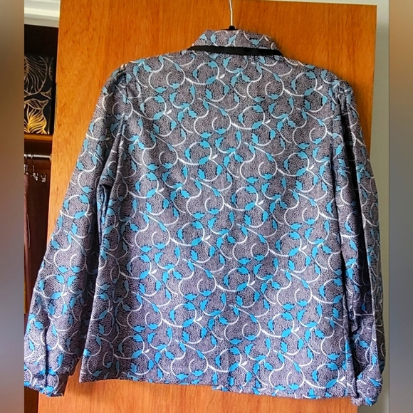 Vintage 1970s Claudia Polka Dot Blouse - Picture 2 of 2